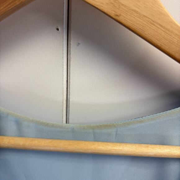 Handmade‎ Womens 80s Vibes Jacquard Puff Sleeve Drop Waist Dress Size S Preppy - Picture 3 of 7